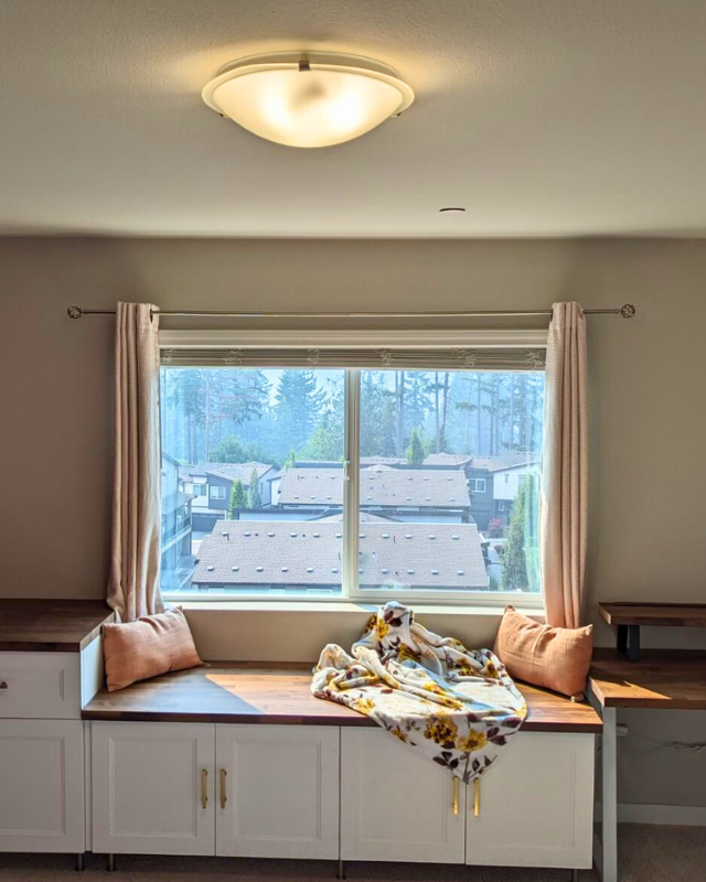 Custom Seating and Cabinetry